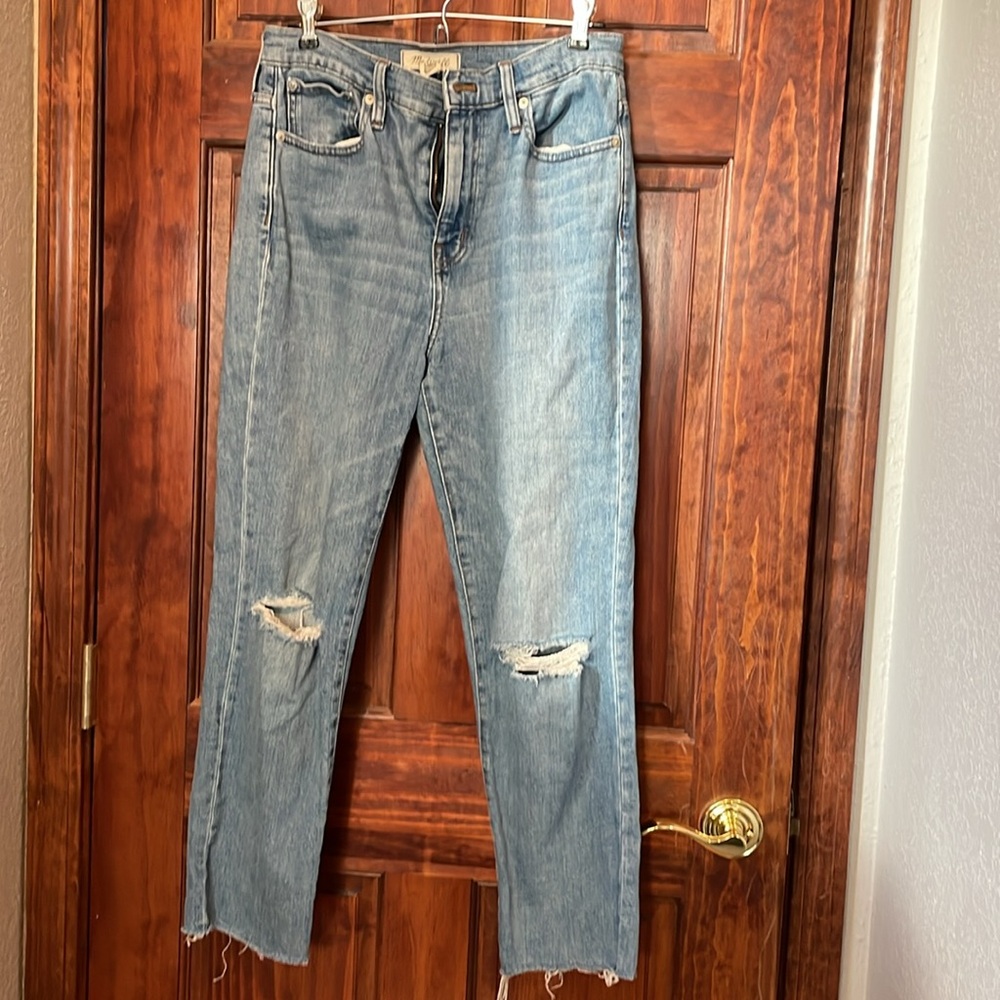 Madewell crop boyjean